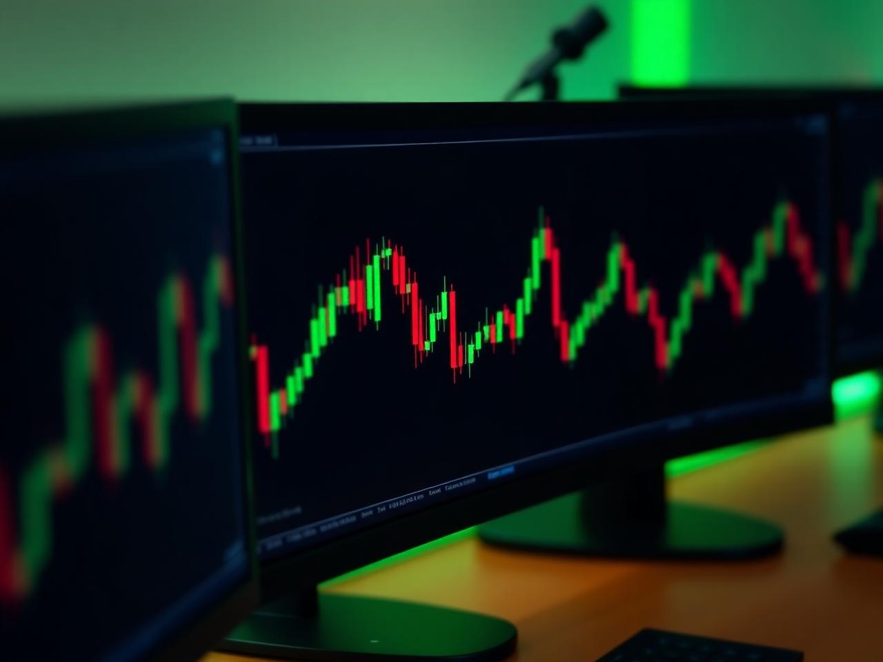 Trading terminal with multiple charts